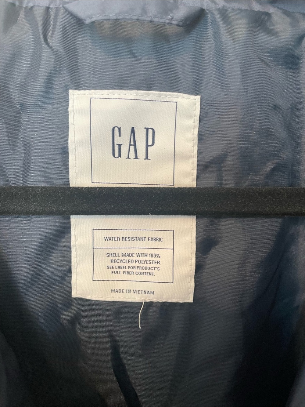 GAP Women's Hooded Utility Anorak Jacket in Navy Blue - Picture 3 of 9